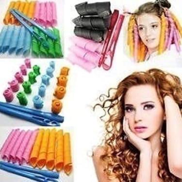 Imagem de Formador Molador De Cachos 18 rolinhos Magic Leverag Modelador