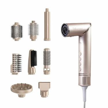 Imagem de BE EMOTION Modelador e Secador Multi Styler 8 em 1 Dourado (220 Volts)