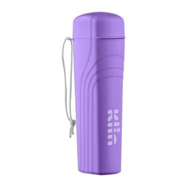 Imagem de Porta Escova Dental Plástico Com Tampa 500ml Klin Marco Boni, Lilás