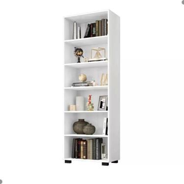 Imagem de Estante Livreiro Fabiana Com Portas Branco