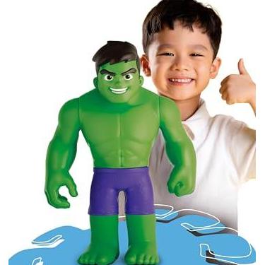 Imagem de Marvel, Amigos Espetaculares, figura de ação colecionavel Hulk gigante, com 50 cm, Mimo brinquedos