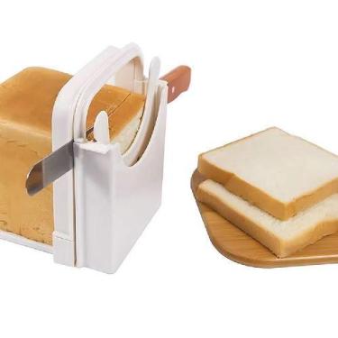 Imagem de Guia Cortador Multiuso Ajustável P/ Pão Caseiro Bolo Queijo - Yeet