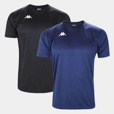 Imagem de Kit Camisa Kappa Fardamento Modena Com 2 Peças Masculina, Preto, P