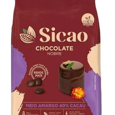 Imagem de Chocolate Meio Amargo 40% Gotas Sicao Gold 1,010 kg