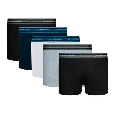 Imagem de Kit 5 Cuecas Boxer Infantil Lupo Box Criança Algodão Menino - P, Sorti