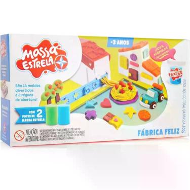 Imagem de Massa para Modelar Criativa Super Massa Fabrica Feliz - Estrela