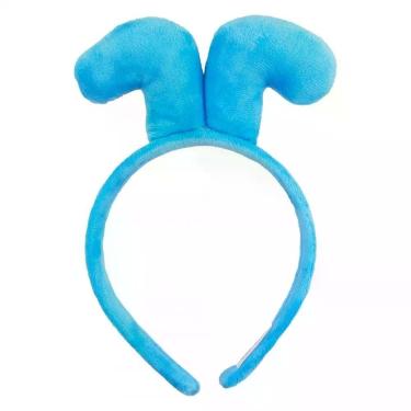 Imagem de Tiara de Cabelo Infantil Taimes Tiara Azul Orelhas Bidu Turma da Mônica em Poliéster e Plástico Azul Infantil