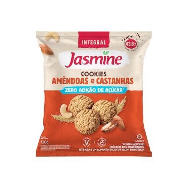 Imagem de Biscoito Cookie Integral Jasmine, Amêndoas e Castanhas, 120g