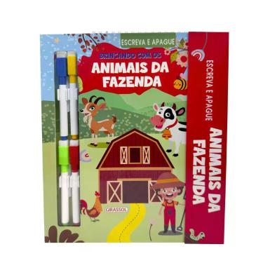 Imagem de Livro - Escreva e Apague: Brincando com os Animais da Fazenda
