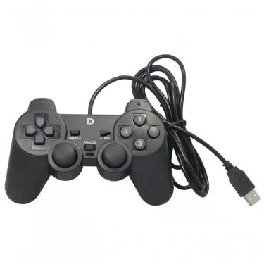Imagem de Controle Playstation 2 Usb Manete Pc Analógico