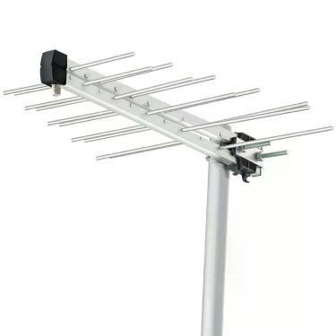 Imagem de Antena Digital Externa Aquário Log Periódica 20 Elementos