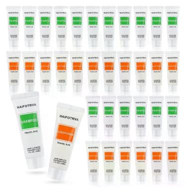 Imagem de Kit de Shampoo e Condicionador para Viagem HAIFOTRVA 50x30ml
