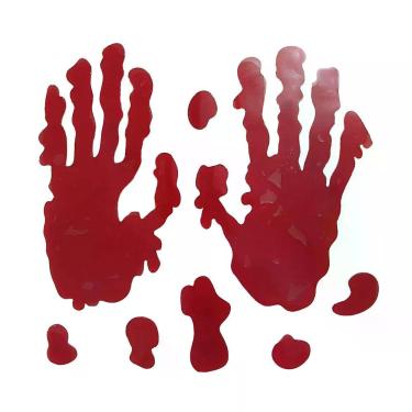 Imagem de Adesivo Halloween Mãos Sangrentas