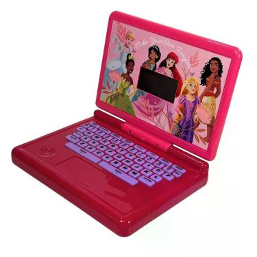 Imagem de Laptop Minigame Notebook Infantil Bilíngue Disney Princesas