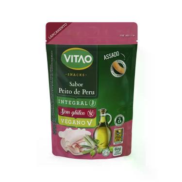 Imagem de Snacks Integral Sabor Peito de Peru 60g - Vitao