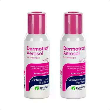 Imagem de kIT 2 Dermotrat aerosol antibacteriano anti-inflamatório 75g 110ml tam