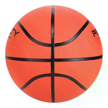 Imagem de Bola de Basquete Playoff Mirim IX para Quadras Externas Vulcanizada Laranja e Preto Penalty