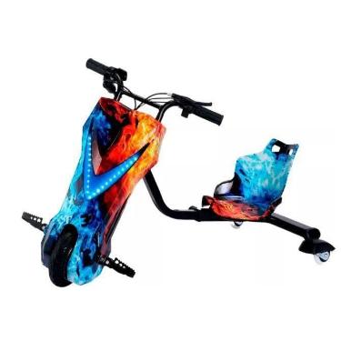 Imagem de Patinete Triciclo Elétrico 3 Rodas Street Drift 350w Led mais potente