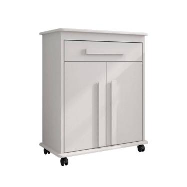 Imagem de Multiuso com 1 Gaveta Sunderland Branco - Mais de Casa