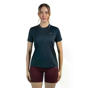 Imagem de Camiseta de Treino Feminina Mizuno Energy, G, Azul