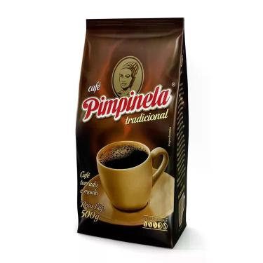 Imagem de Café Torrado e Moído Pimpinela Tradicional Pacote 500g