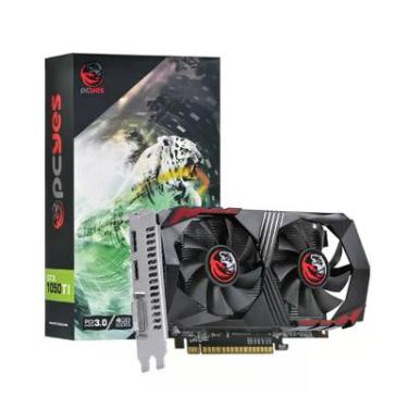 Imagem de Placa De Vídeo Pcyes Nvidia Geforce Gtx 1050 Ti, 4 GB Gddr5, 128bits, Dual Fan, Graffiti Series