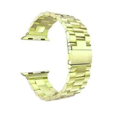 Imagem de Pulseira De Metal Em Aço Inoxidável Para Apple Watch 46mm 42mm 44mm 40