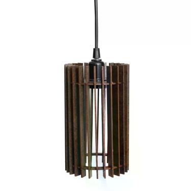 Imagem de Pendente Luminária de teto Estilo Rústico Área De Churrasco Cor Marrom