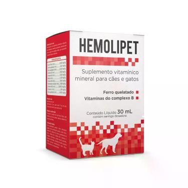 Imagem de Hemolipet 30ml Vitaminico Mineral Ferro e vitamina B - Avert