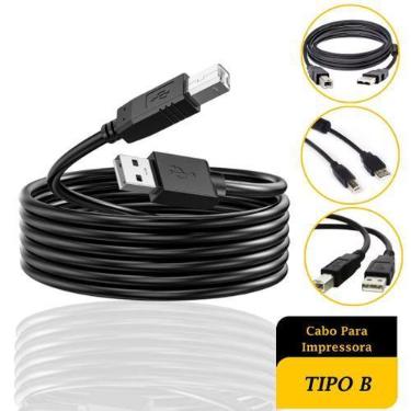 Imagem de Cabo Universal Para Impressora TipoB Cabo de Impressora Usb 2.0 - FY