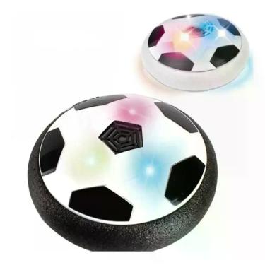 Imagem de Bola de Futebol Flutuante Led SNH18 Snel Home, Preto, Branco, 18 cm