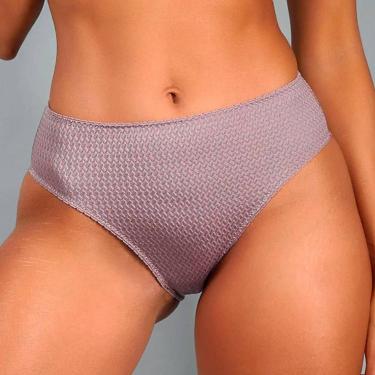 Imagem de Calcinha Cintura Alta em Lycra P ao XL Duloren 129500, EG, Berinjela