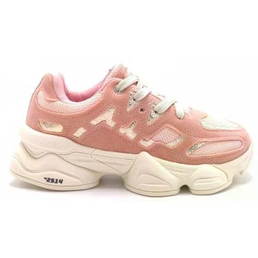 Imagem de Tênis Infantil Feminino World Colors 101001, Nude, 34