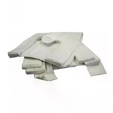 Imagem de Sacola Plástica Reciclada 40 X 50 Alta Densidade Capacidade 5 kg Fardo 5 kg Branco Higipack