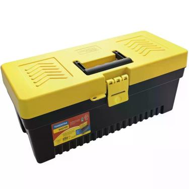 Imagem de Caixa para Ferramentas 43804017 com Bandeja Removível Plástica de Alta Resistência 17 Polegadas Tramontina