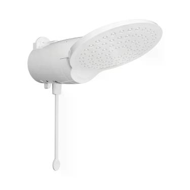 Imagem de Ducha Loren Comfort Eletrônico 7500W Instalação de Parede com Controle Gradual Branco Lorenzetti 220V