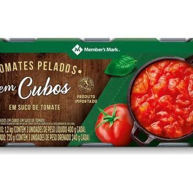 Imagem de Tomates Pelados Em Cubos Itália Kit 3 Unids 400g - SPA A. VIA DEL PORT