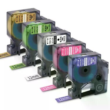 Imagem de Fita de etiqueta Freshworld compatível com DYMO D1 Colorpop 12mm