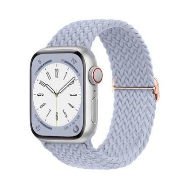 Imagem de Pulseira De Elástico Trançado Solo Loop Para Apple Watch De 45mm 44mm 