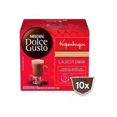 Imagem de Cápsulas de Café Mochaccino Lajotinha Kopenhagen Nescafé Dolce Gusto 10 Unidades