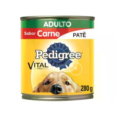 Imagem de Ração Úmida para Cachorro Adulto Lata Pedigree - Carne 280g