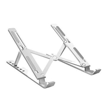 Imagem de Mobestech Suporte para laptop e notebook de liga de alumínio leve, suporte para laptop, mesa e notebook para home office