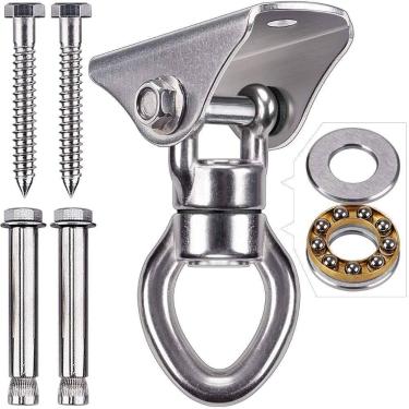 Imagem de Gancho giratório SELEWARE Silent Bearing, capacidade de 1200 libras