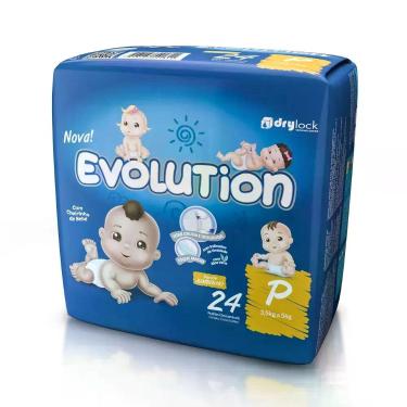 Imagem de Fralda Capricho Evolution Descartável Tamanho P 24 Unidades