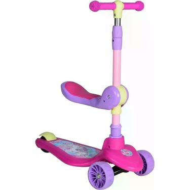 Imagem de Patinete Infantil com Assento 2 em 1 Meninas Crianças Passeio Parque P