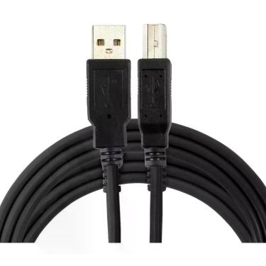 Imagem de Cabo Usb 3M 2.0 Axb Para Impressora Preto - WLW