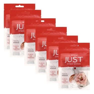 Imagem de JUST Petiscos Saudáveis Pack com 6 Unidades Cubos de Frango 55G