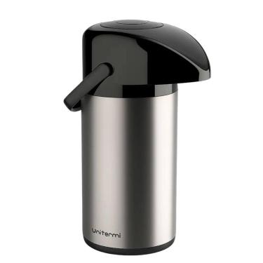 Imagem de Garrafa Térmica Verona Inox 600ml Pressão Unitermi Café Chá