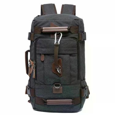 Imagem de Bolsa Mala Trekker Tática  Mochila Viagem - Upper Fashion, U, Preto