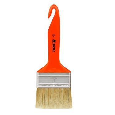 Imagem de Pincel Trincha Média para Verniz Ref 696 Tam 3" Tigre, Trincha Econômi